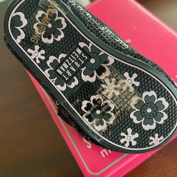 Stuart Weitzman Baby Shoes –Black NWT  - size 3 – fits 6-9 months - Picture 4 of 9